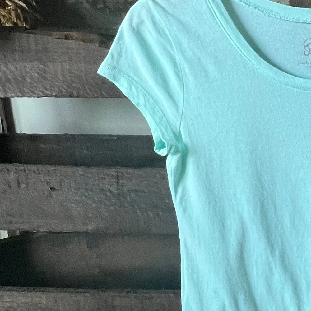JUSTICE Girls Tee in Mint Sz 14